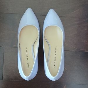 Chinese Laundry Patent Lilac heels 7.5